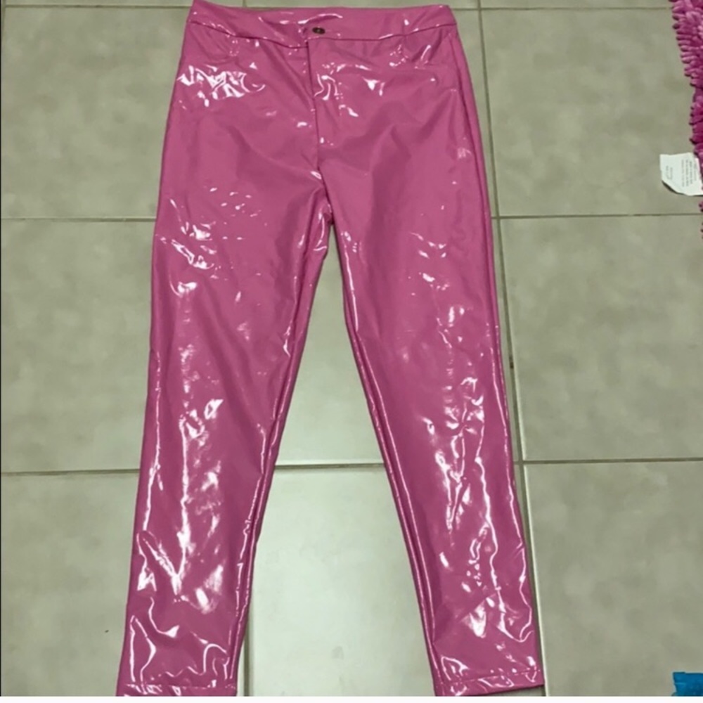 Pink Latex Pants